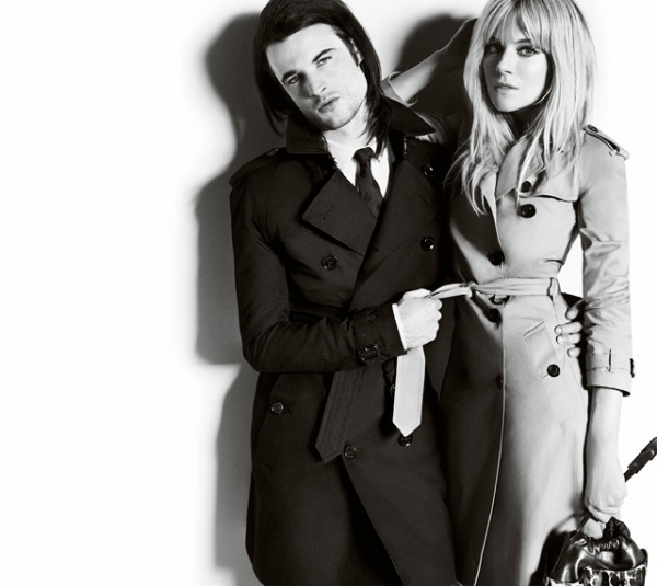 Sienna Miller 和Tom Sturridge 夫妻档代言Burberry 博柏利2013秋冬系列