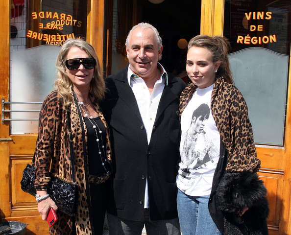 Philip Green British billionaire Sir Philip Green seen with his family outside Pastis restaurant in the meatpacking district in New York City. He's in town to usher in his TopShop store opening.