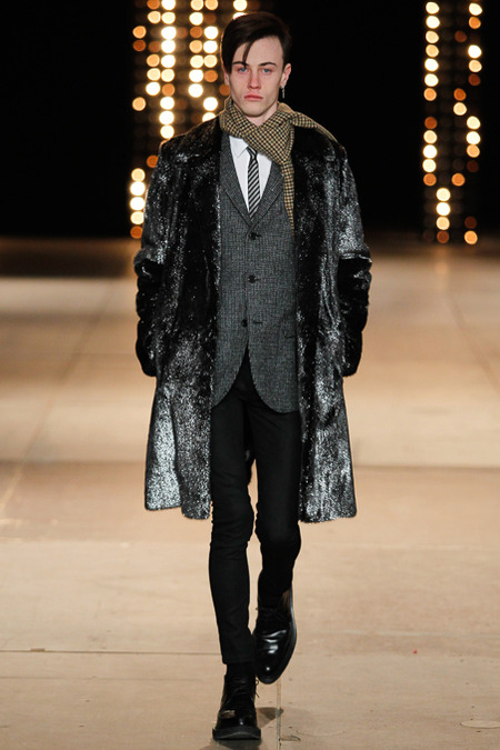 巴黎男装周Saint Laurent Menswear Fall/Winter 2014 秋冬男装发布