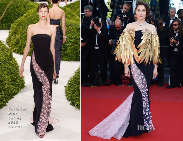 Laetitia Casta In Christian Dior Couture - 'Zulu' Cannes Film Festival Premiere and Closing Ceremony