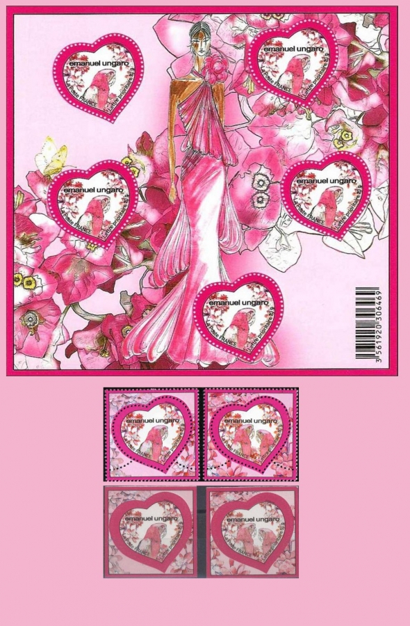 Ungaro Valentine stamps