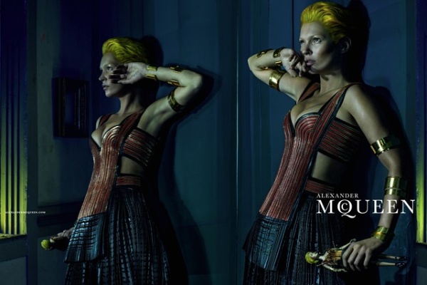 Kate Moss代言Alexander McQueen 2014春夏