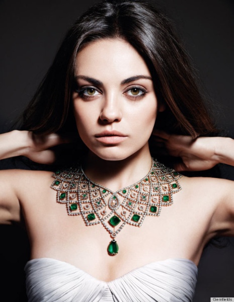 Mila Kunis 代言Gemfields