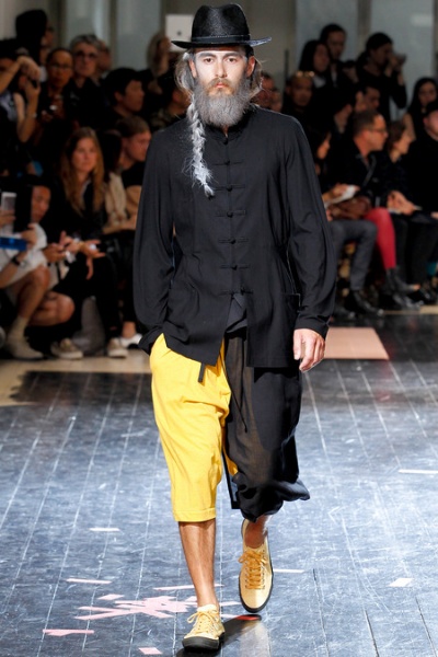 巴黎男装周Yohji Yamamoto Menswear Spring/Summer 2014 春夏山本耀司男装发布