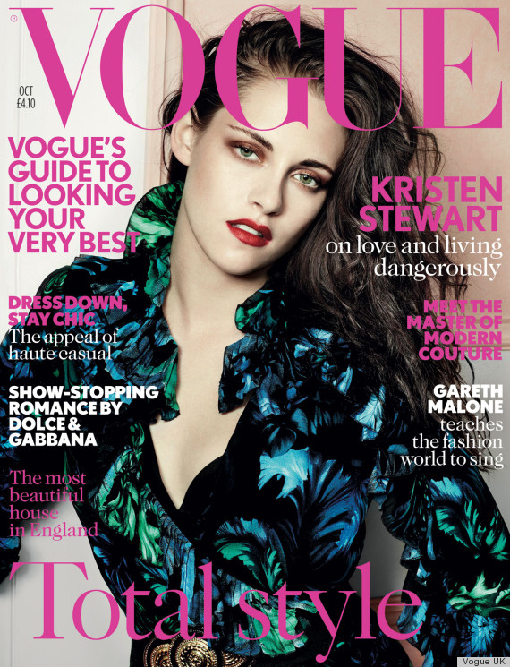 Kristen Stewart首登英国Vogue