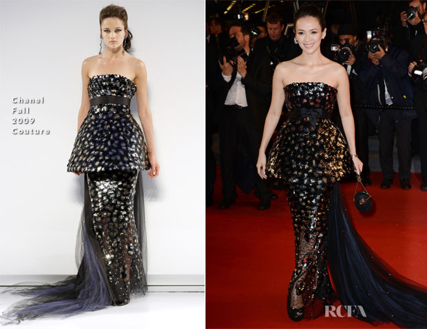 Zhang Ziyi In Chanel Couture - 'Only God Forgives' Cannes Film Festival Premiere