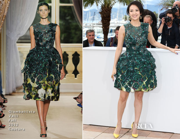 Zhang Ziyi In Giambattista Valli Couture - Jury 'Un Certain Regard' Cannes Film Festival Photocall