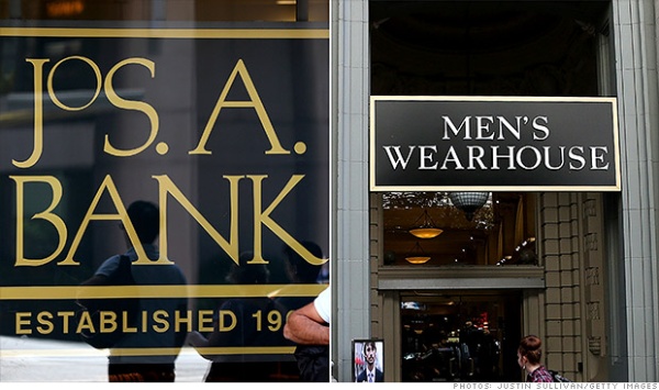 Men's Wearhouse将以18亿美元收购Jos. A. Bank