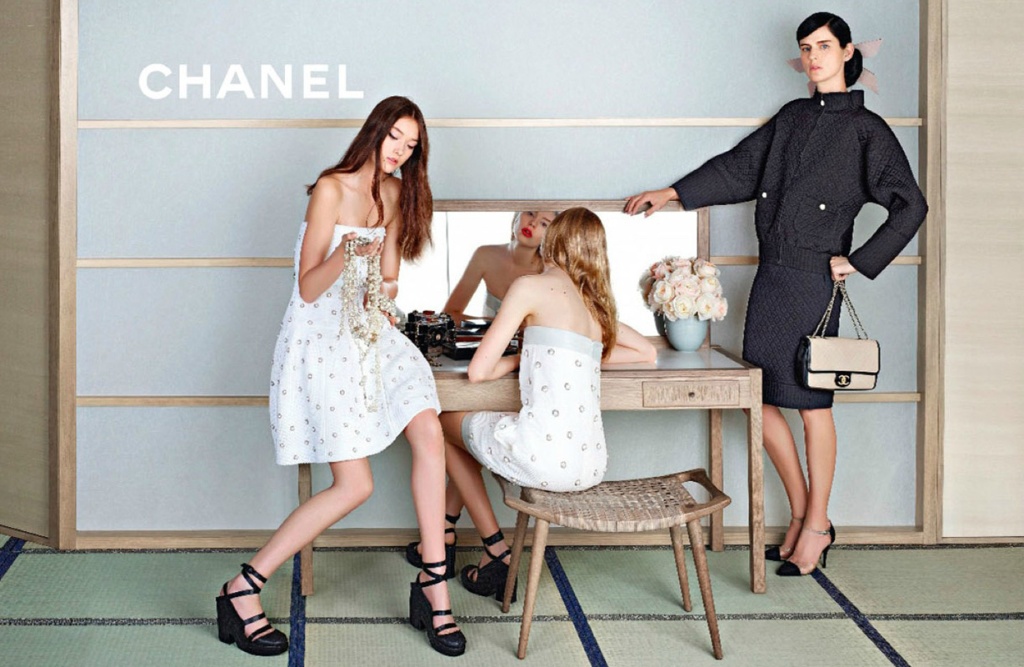 Chanel 2013春夏广告 涉嫌未成年模特出镜