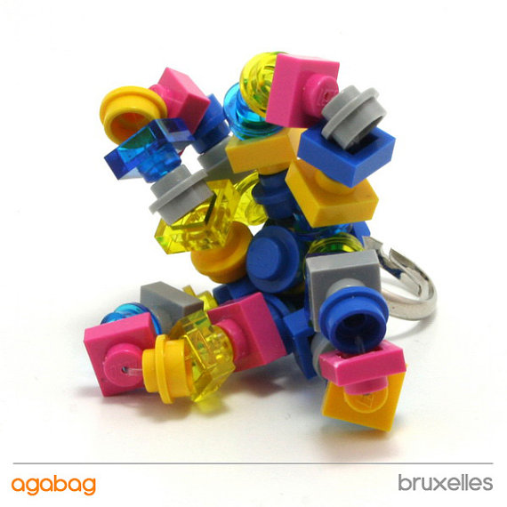 Mix ring made with LEGO bricks