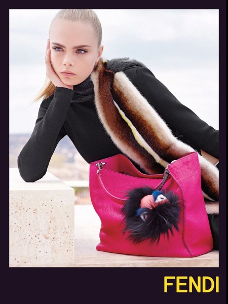 Cara Delevingne 代言Fendi 芬迪2013 秋冬广告