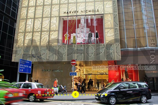 迪生创建旗下英国奢侈品百货Harvey Nichols 夏菲尼高香港中环置地广场商店（无时尚中文网 www.nofashion.cn）