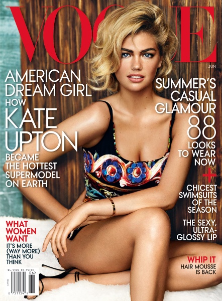 Kate Upton 首登美国版Vogue 封面