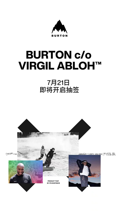 全新 BURTON c/o Virgil Abloh™ 系列发布