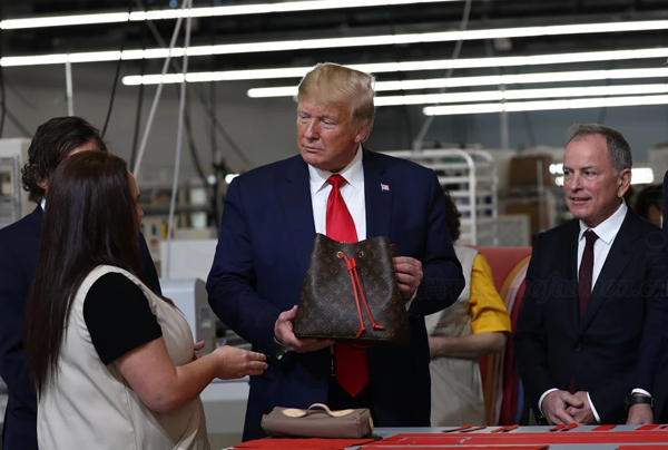 Louis Vuitton路易威登美国德州工场开幕 特朗普、伊万卡剪彩