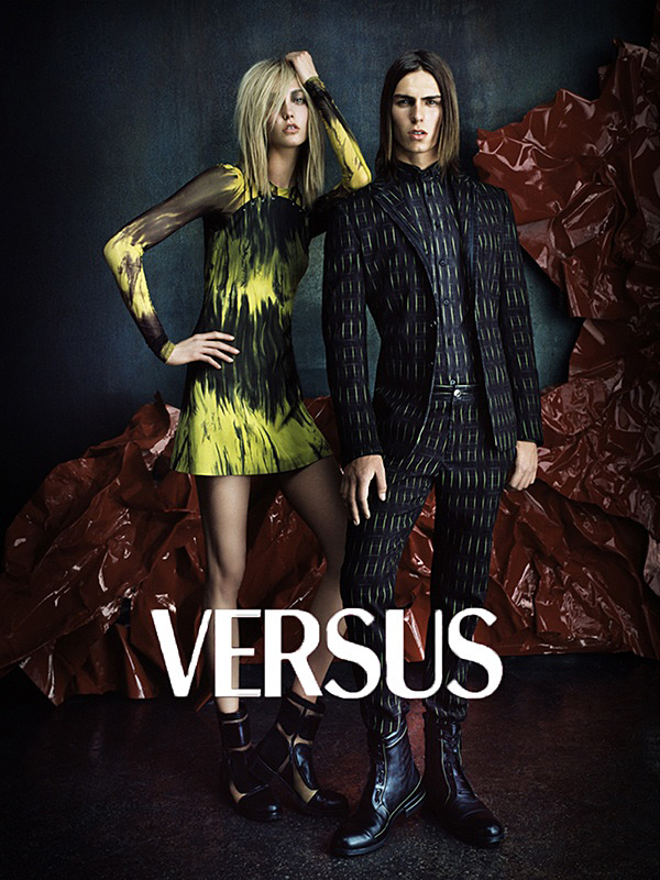 Karlie Kloss 和 Travis Smith 代言 Versus 2013秋季广告