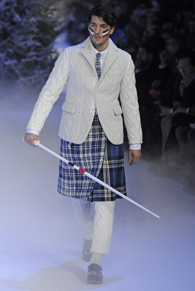 米兰男装周Moncler Gamme Bleu Men's Fall/Winter 2013