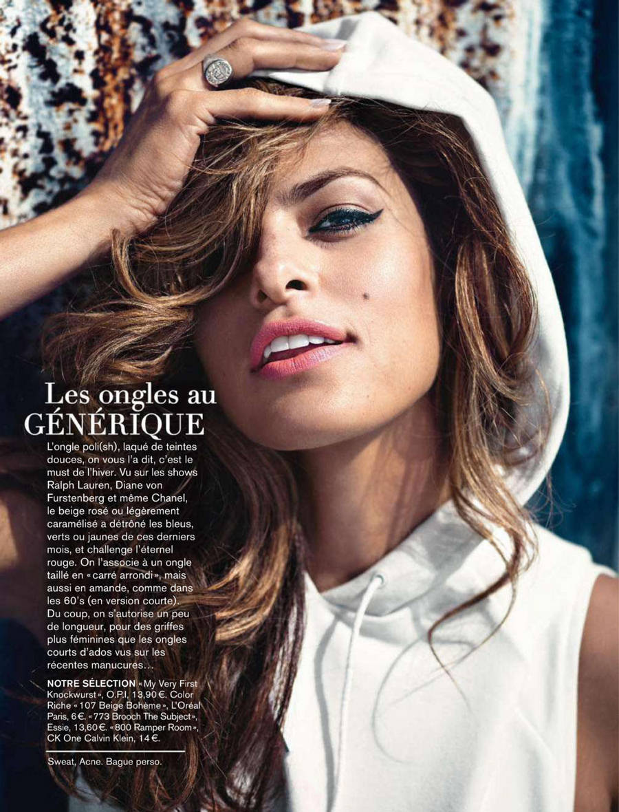 Eva Mendes 登法国版Glamour 11月刊