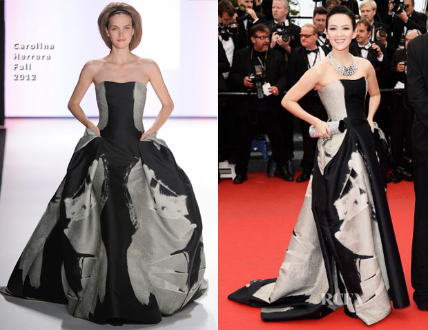 Zhang Ziyi In Carolina Herrera - 'The Bling Ring' Cannes Film Festival Premiere