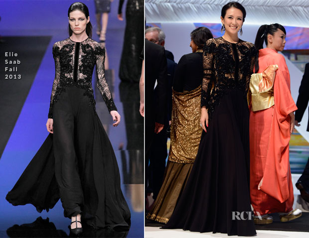 Zhang Ziyi In Elie Saab - ‘Zulu’ Cannes Film Festival Premiere and Closing Ceremony