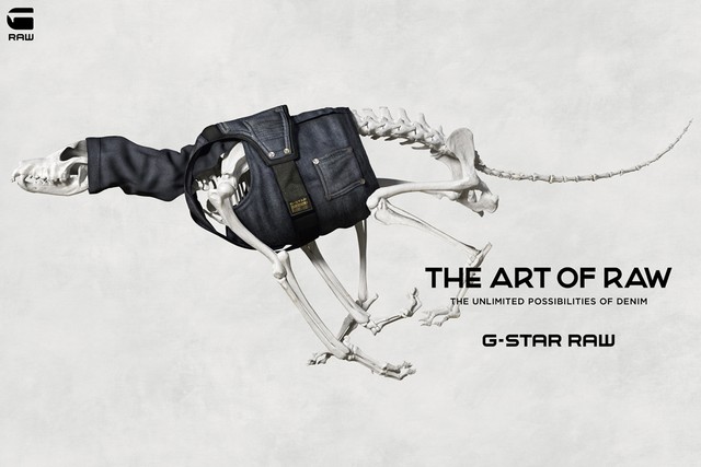 G-Star Raw 推出创意广告Art of RAW