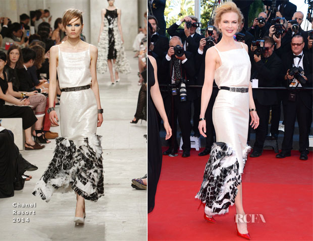 Nicole Kidman In Chanel - 'La Venus a La Fourrure' Cannes Film Festival Premiere