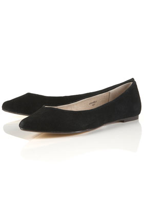 MILLY Black Suede Points