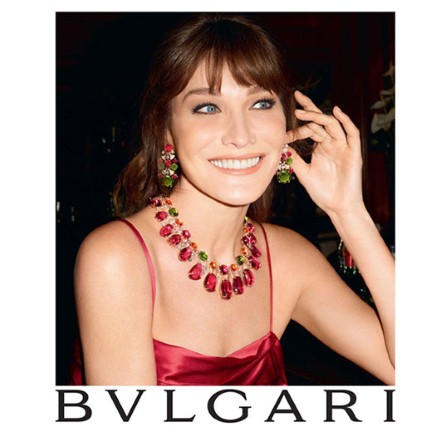 Carla Bruni-Sarkozy 代言Bulgari 宝格丽广告曝光