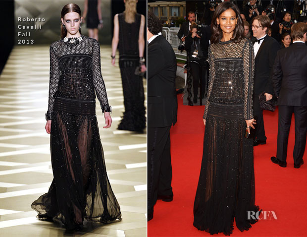 Liya Kebede In Roberto Cavalli - 'Jimmy P (Psychotherapy Of A Plains Indian)' Cannes Film Festival Premiere