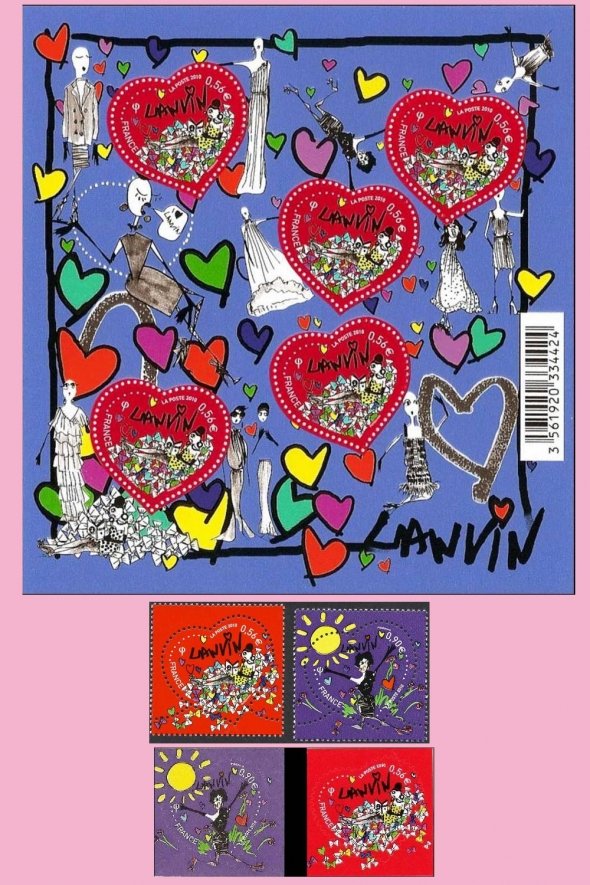 Lanvin designer stamps