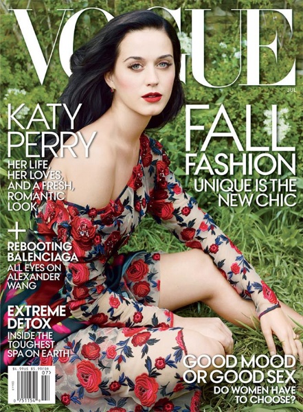 Katy Perry 凯蒂·佩里首次成为Vogue 封面女郎