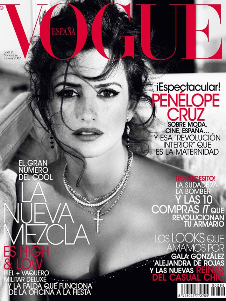 Penelope Cruz登西班牙Vogue 11月刊封面