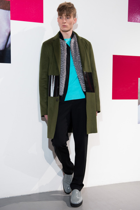 伦敦男装周Jonathan Saunders Men's Fall/Winter 2013