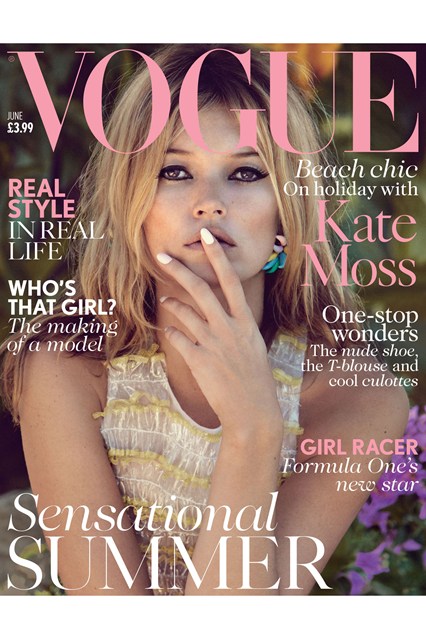 Kate Moss 加入英国版《Vogue》成为特约时尚编辑