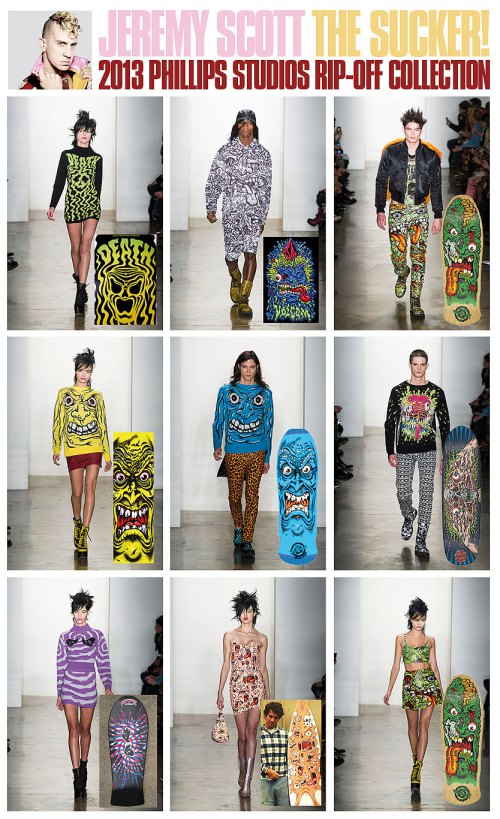 Jeremy Scott 2013秋冬系列被指抄袭